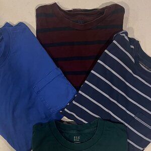 *4* Men's Medium Long-Sleeved Shirts. One Banana Republic, Three GAP.